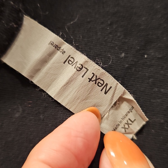 Next Level Apparel black short sleeve weightlifter graphic tee shirt Sz. XXL - Picture 4 of 7